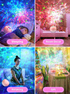 360 Lights Galaxy Projector+15 Noise Machine Bluetooth Birthday
