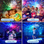 360 Lights Galaxy Projector+15 Noise Machine Bluetooth Birthday