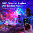 360 Lights Galaxy Projector+15 Noise Machine Bluetooth Birthday