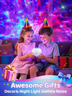 360 Lights Galaxy Projector+15 Noise Machine Bluetooth Birthday