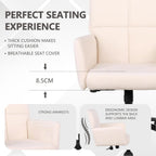 360° Swivel Office Chair with Armrests Height Adjustable