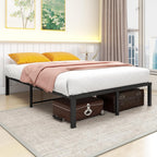 36CM 4ft6 Metal Platform Bed Frames