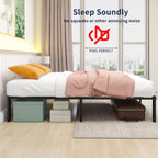36CM 4ft6 Metal Platform Bed Frames