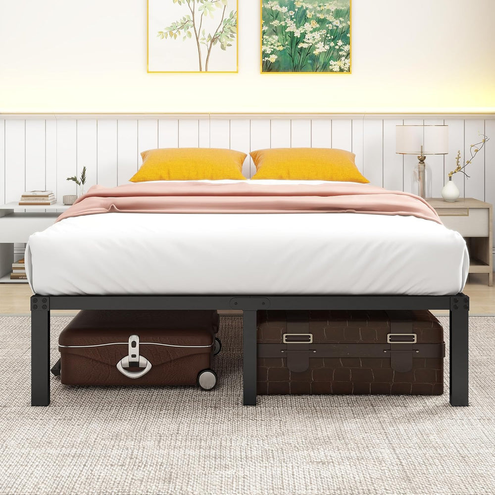 36CM 4ft6 Metal Platform Bed Frames