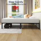 36CM 4ft6 Metal Platform Bed Frames
