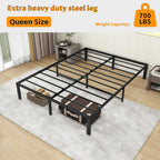 36CM 4ft6 Metal Platform Bed Frames
