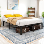36CM 4ft6 Metal Platform Bed Frames