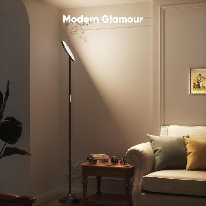 36W LED Floor Lamp Super Bright Standing Modern