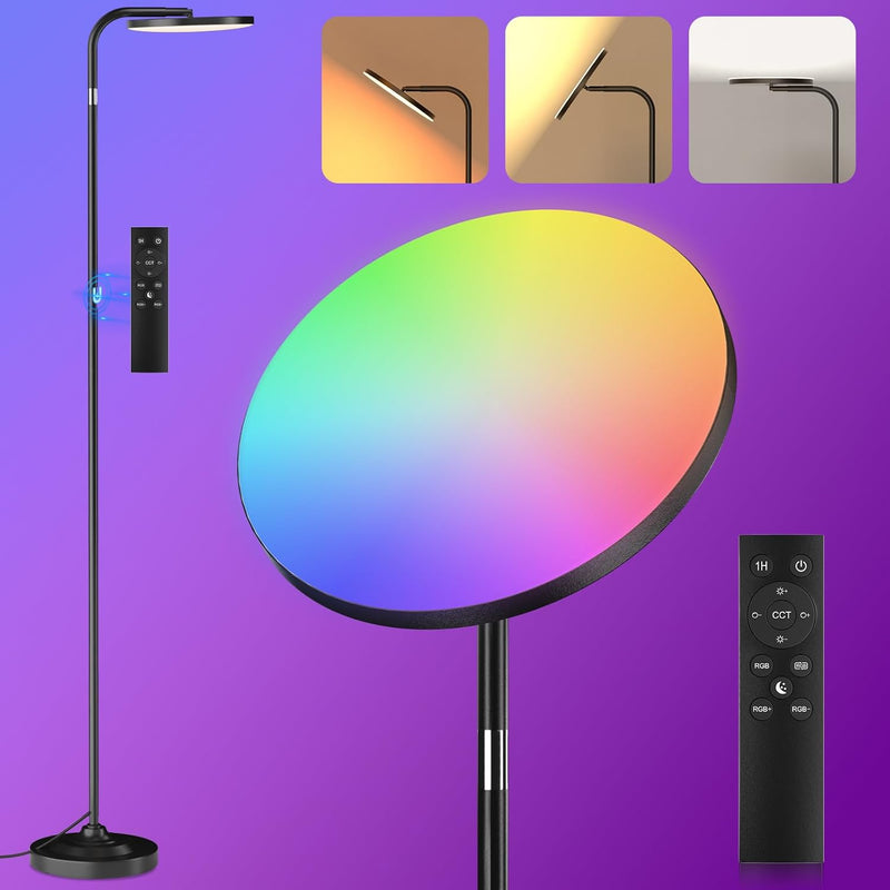 36W LED Floor Lamp Super Bright Standing Modern