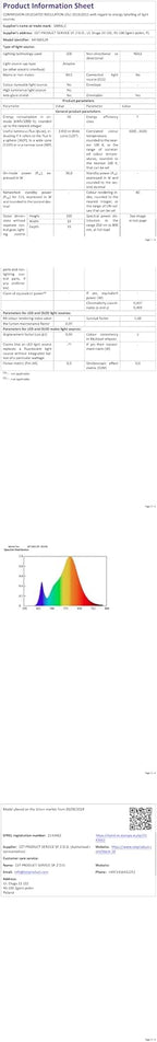 36W LED Floor Lamp Super Bright Standing Modern