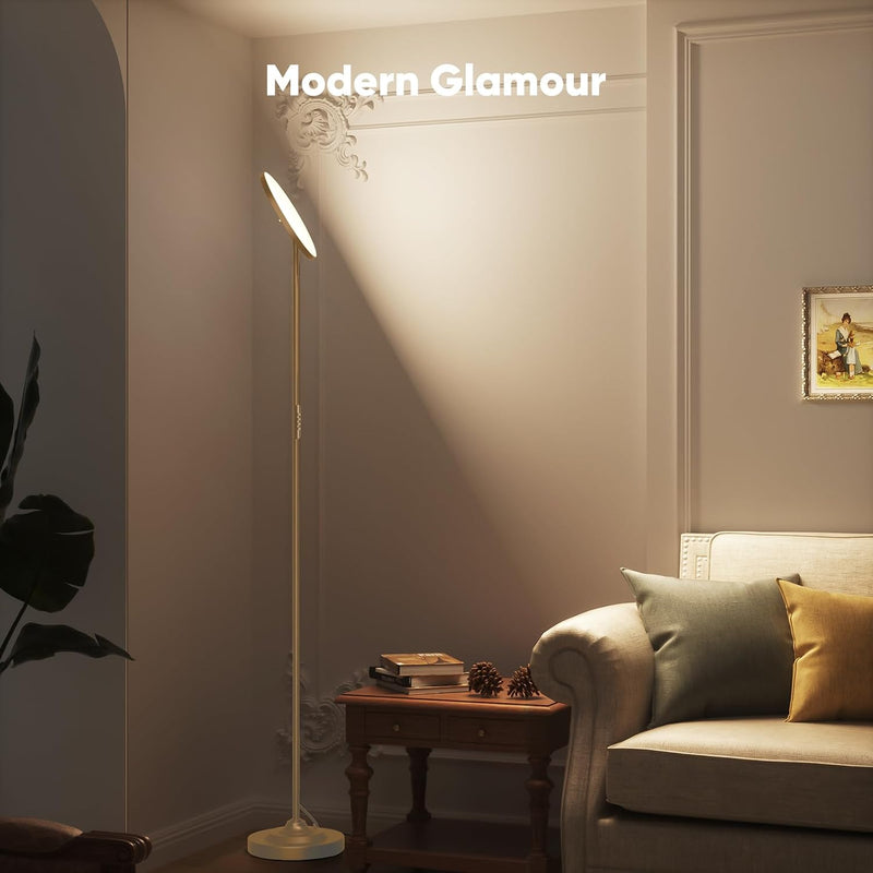 36W LED Floor Lamp Super Bright Standing Modern