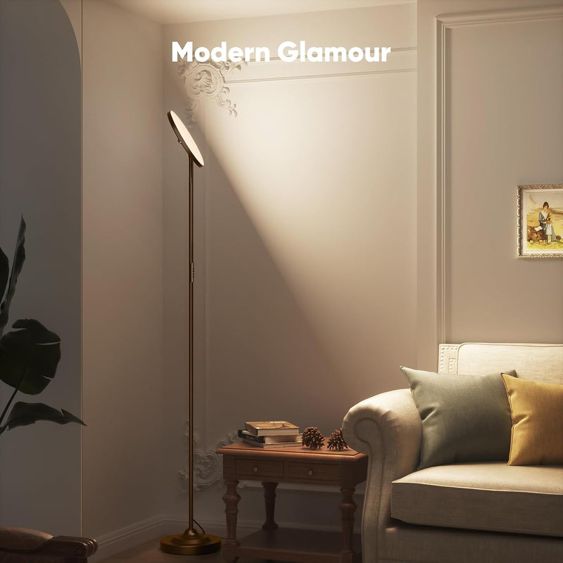 36W LED Floor Lamp Super Bright Standing Modern