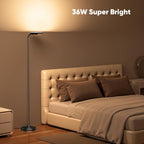36W LED Floor Lamp Super Bright Standing Modern