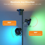 36W LED Tree Floor Lamp Modern Dimmable Standing
