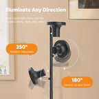 36W LED Tree Floor Lamp Modern Dimmable Standing