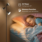 36W LED Tree Floor Lamp Modern Dimmable Standing