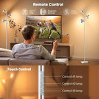 36W LED Tree Floor Lamp Modern Dimmable Standing