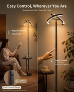 36W LED Uplighter Floor Lamp with Side Table