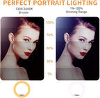 38W 18 Inch Bi-Colour Dimmable LED Ring Light