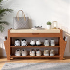 39.4in Shoe Bench with 2 Holder 3 Tier