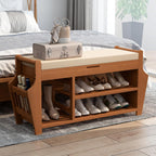 39.4in Shoe Bench with 2 Holder 3 Tier