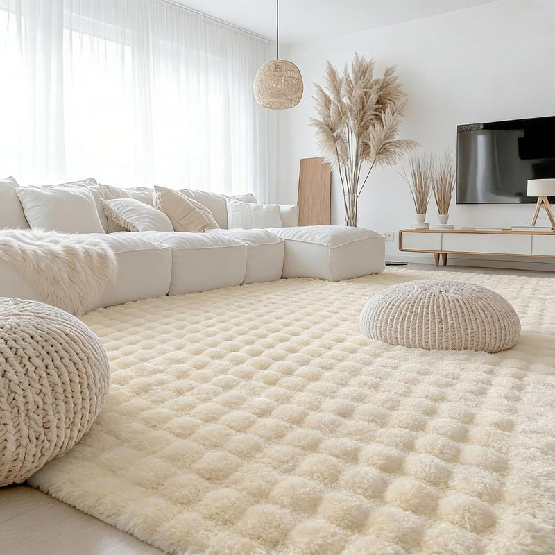3d Bubble Washable Large Rugs Living Room