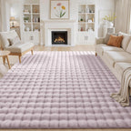 3d Bubble Washable Large Rugs Living Room
