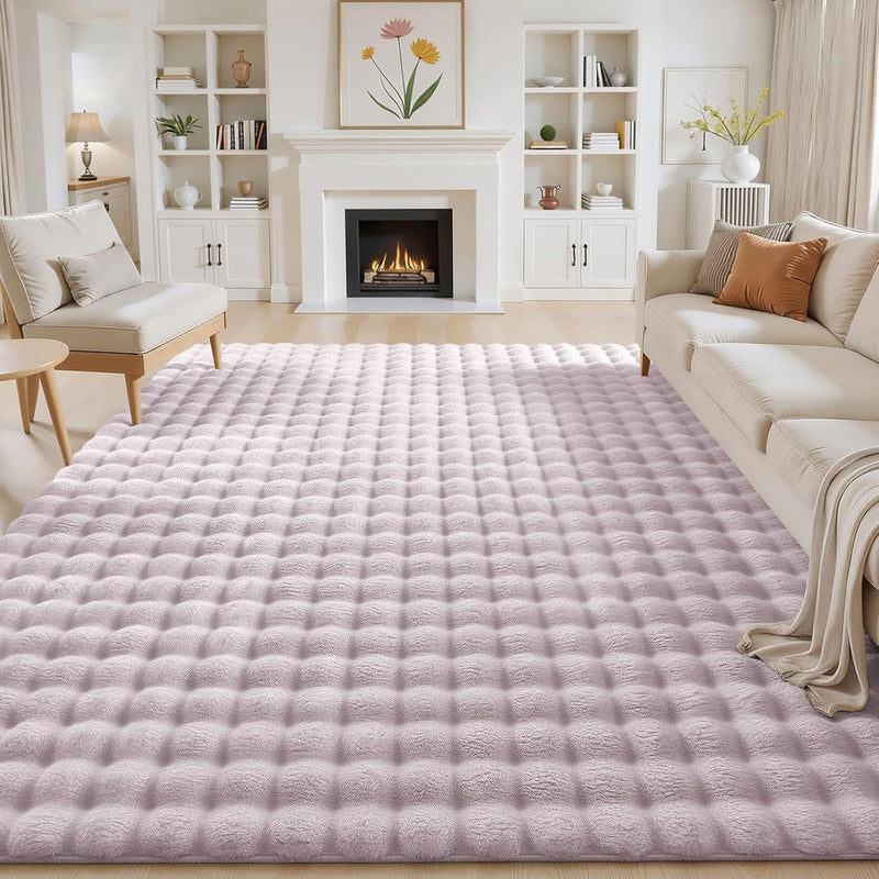 3d Bubble Washable Large Rugs Living Room