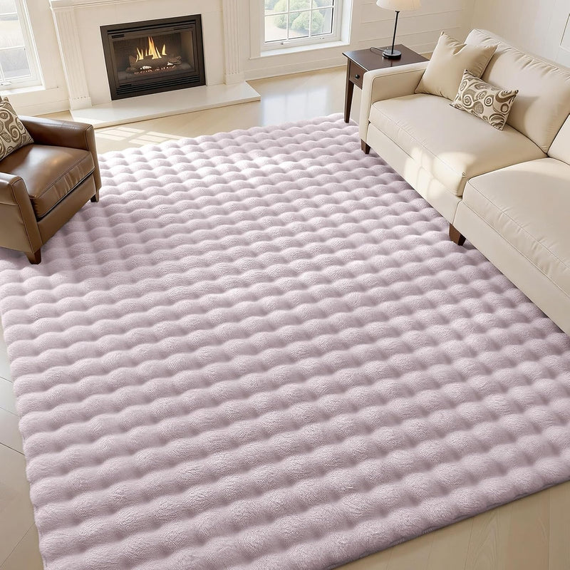 3d Bubble Washable Large Rugs Living Room