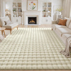3d Bubble Washable Large Rugs Living Room