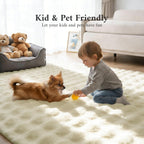3d Bubble Washable Large Rugs Living Room