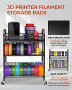 3d Printer Stand with Filaments Storage Table Filament