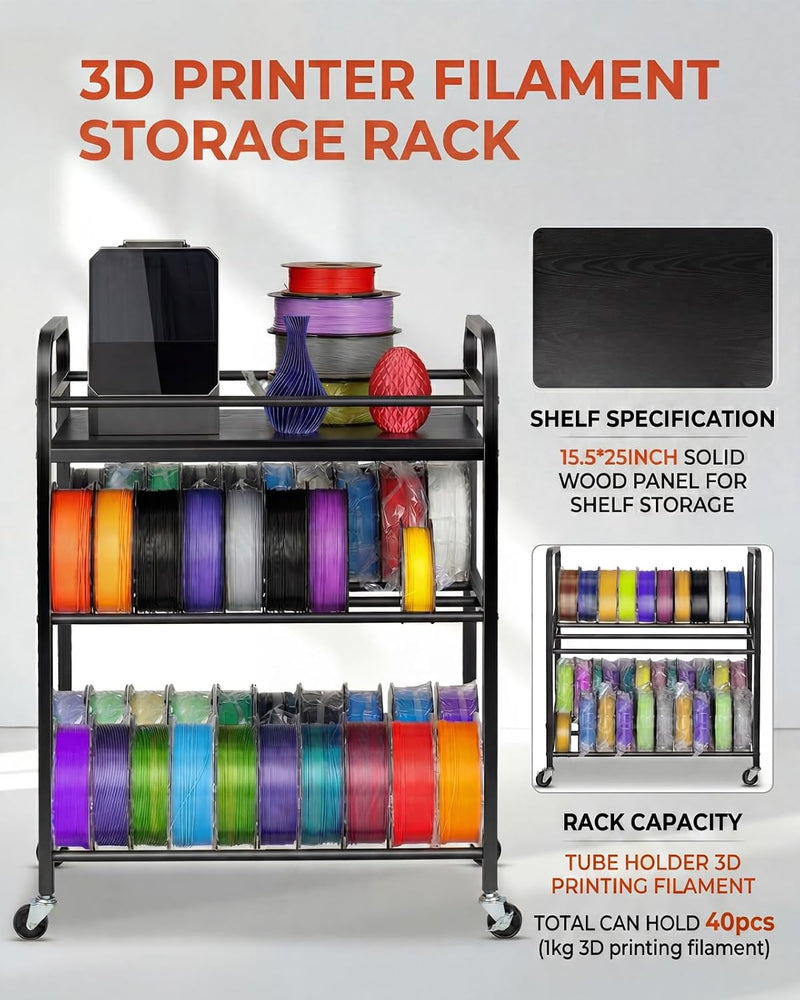 3d Printer Stand with Filaments Storage Table Filament