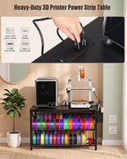 3d Printer Stand with Filaments Storage Table Filament