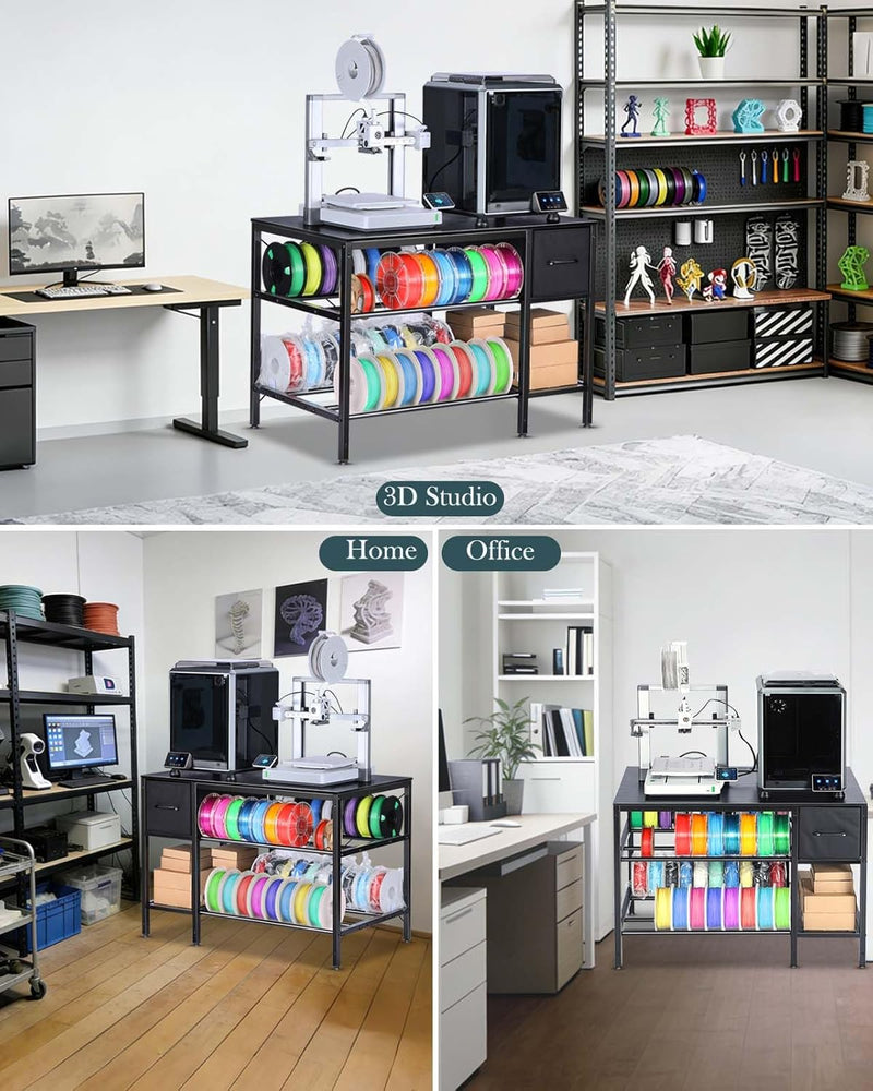 3d Printer Stand with Filaments Storage Table Filament
