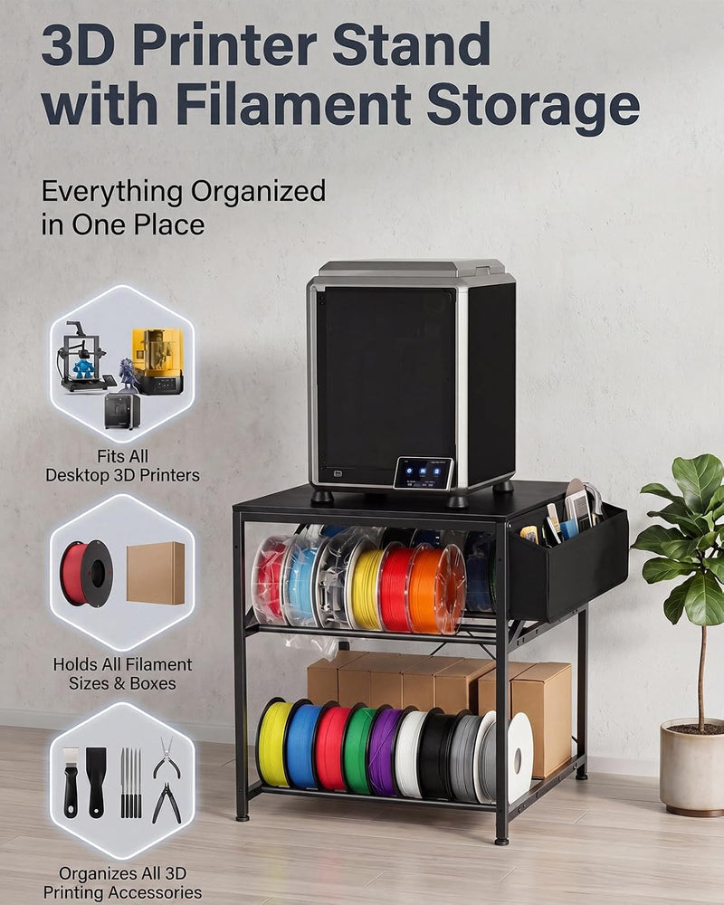 3d Printer Stand with Filaments Storage Table Filament
