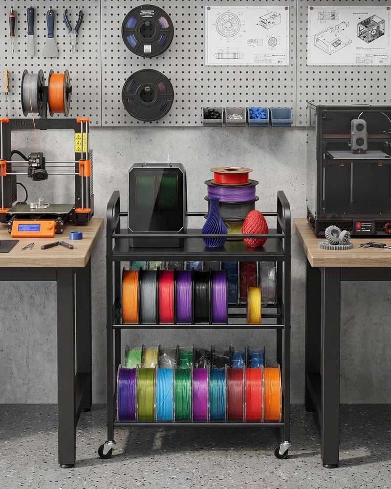 3d Printer Stand with Filaments Storage Table Filament