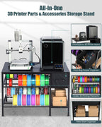 3d Printer Stand with Filaments Storage Table Filament