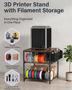 3d Printer Stand with Filaments Storage Table Filament