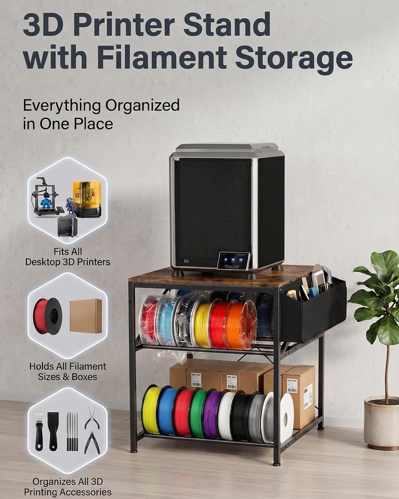3d Printer Stand with Filaments Storage Table Filament
