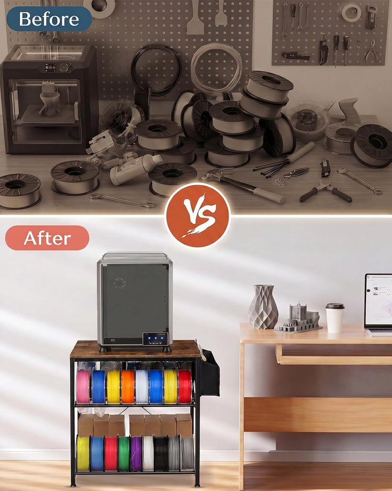 3d Printer Stand with Filaments Storage Table Filament