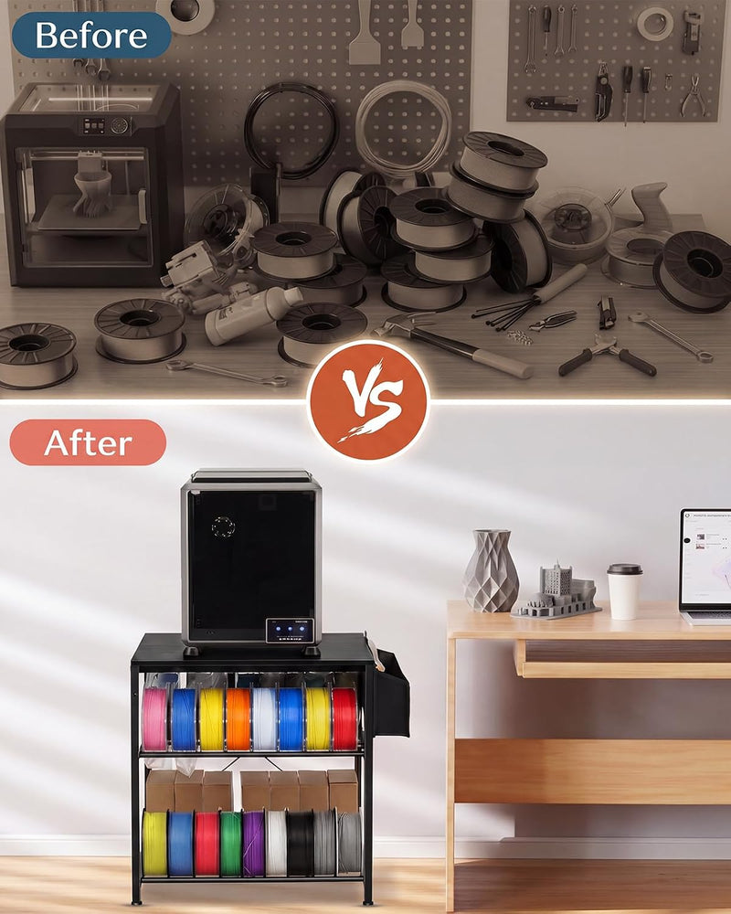 3d Printer Stand with Filaments Storage Table Filament