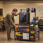 3d Printer Table with Filament Storage Rack