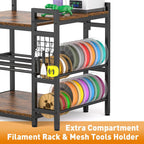 3d Printer Table with Filament Storage Rack