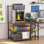 3d Printer Table with Filament Storage Rack