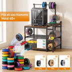 3d Printer Table with Filament Storage Rack