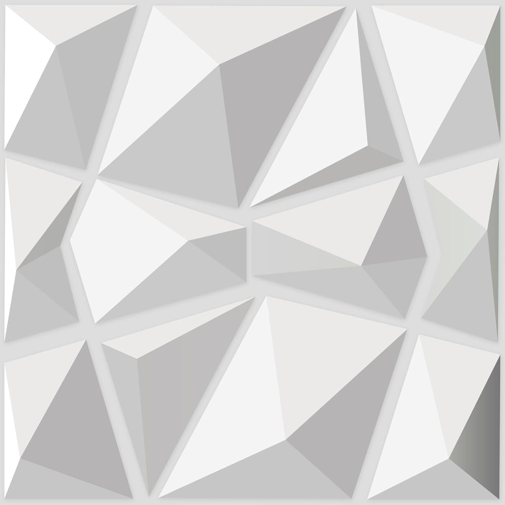 3d Wall Panels in Diamond Design 12"x12" Matt