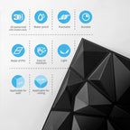 3d Wall Panels in Diamond Design 12"x12" Matt