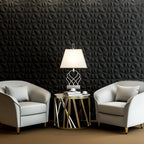 3d Wall Panels in Diamond Design 12"x12" Matt
