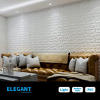 3d Wall Panels in Diamond Design 12"x12" Matt